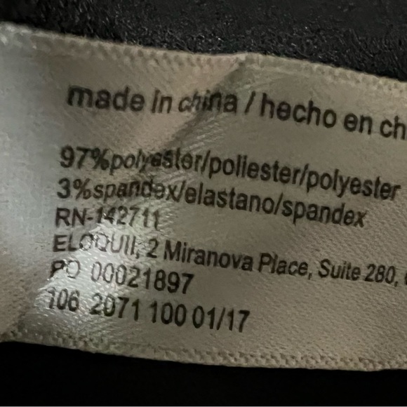 Black Tie front Blouse - Picture 5 of 6